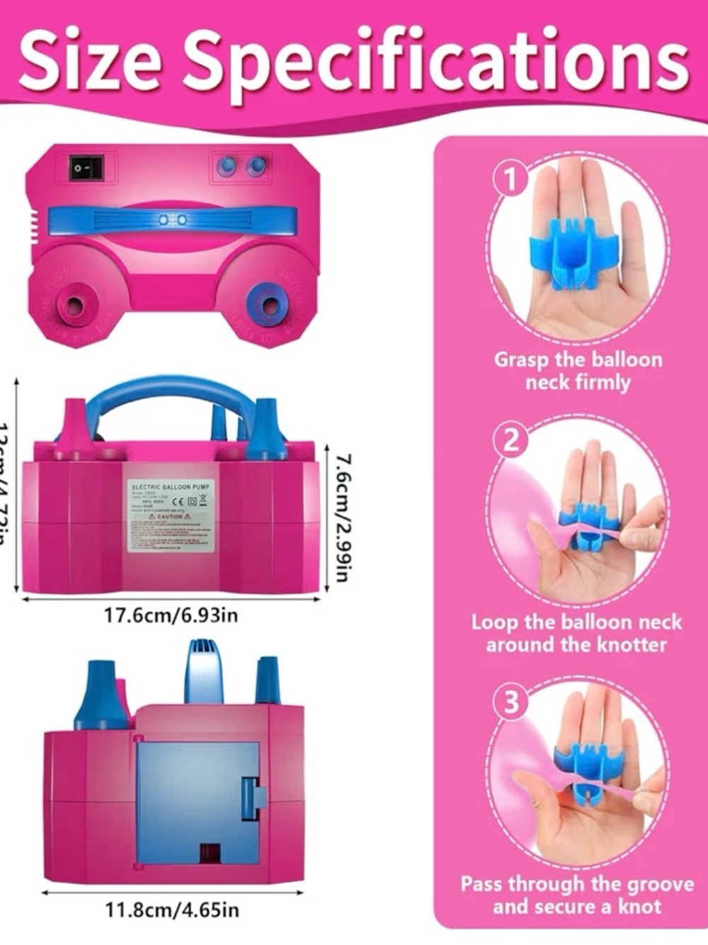 Electric Balloon Pump, new - Picture 5 of 7